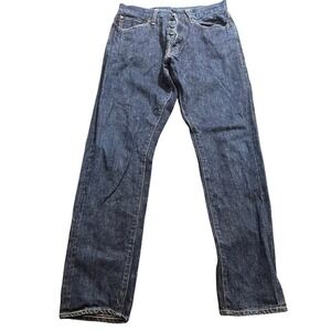 Big John Selvedge Japanese Okayama Denim Jeans Dark Blue Japan RARE Size‎ 30